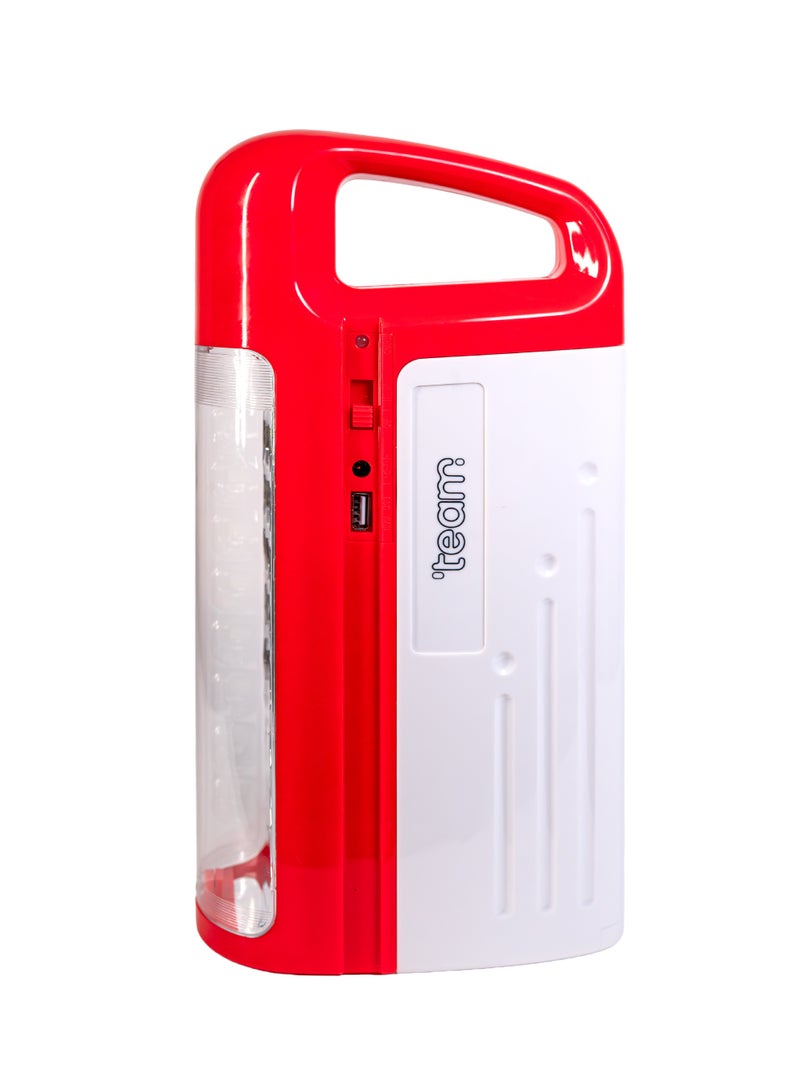 TEAM Rechargeable Emergency LED Lantern – 24 SMD LEDs, 6V Battery, Portable Light for Home, Camping & Power Outages - Image 1